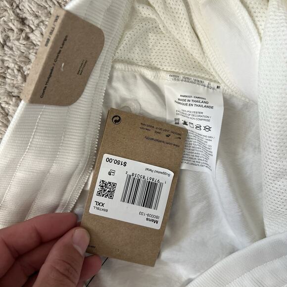 Nike Kobe Pleated Loose Fit White Basketball Pants IB0009-133 Men Size 2XL $150 - Picture 8 of 9